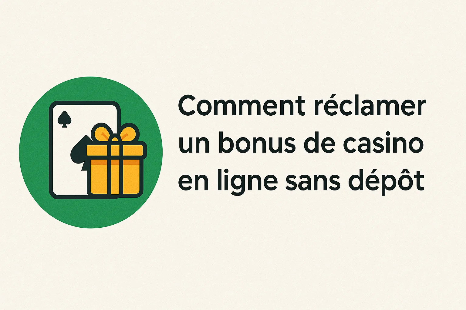 Comment réclamer un bonus de casino en ligne sans dépôt